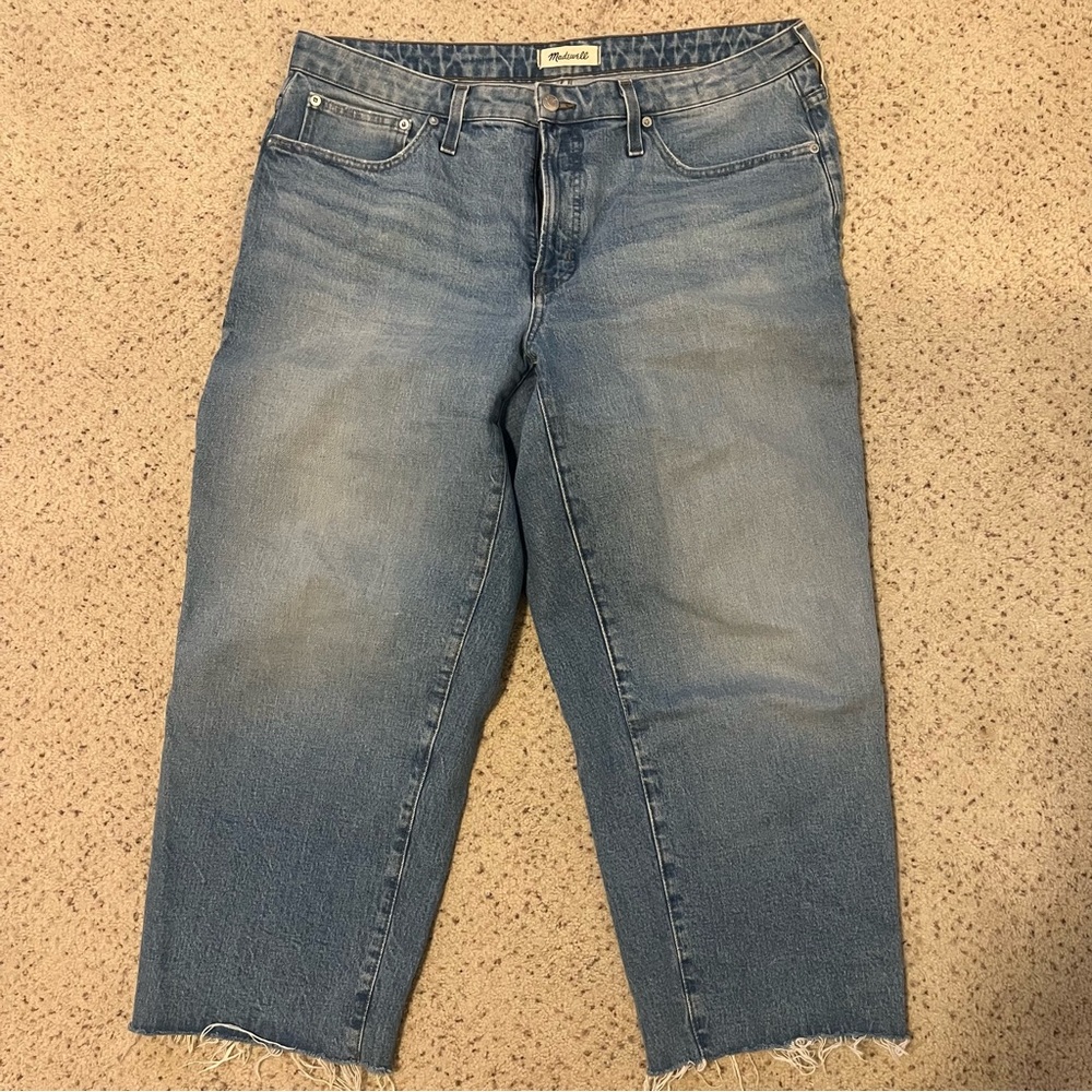 Madewell Perfect Vintage Wide Leg Cropped Jeans